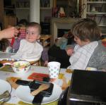Raclette en famille