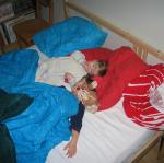Dans le lit des parents