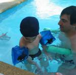A la piscine