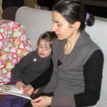 Lecture avec Lucie