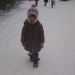 Lucie sous la neige