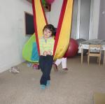 Clément dans son hamac