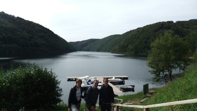 Lac de Bort-Les-Orgues depuis Port-Dieu