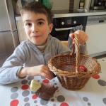 Clément et la poule en chocolat