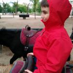 Clement sur un poney