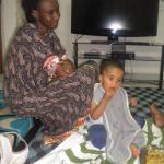 A l'aéroport et premier repas à Nouakchott (27-07-2015)