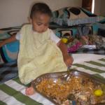 Sieste - Dans la voiture - Chez Tatie Bongal (29-07-2015)