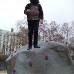 Escalade au parc Georges Brassens