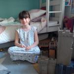 Lucie et son chateau fort