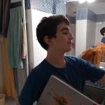 Clément et Félix le chat