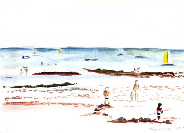 Plage vacances à Vanne le 06-08-03