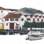 Port de St Jean sous la pluie