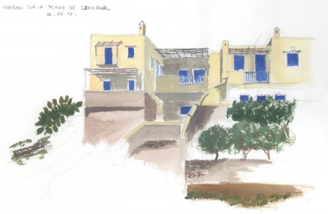 Maison sur la plage de Iskierna a Tinos