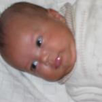 Maelis le 10 octobre 2004 chez Laurent et Lydie