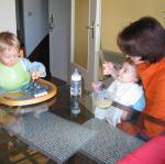 Chez Pedro, tata Cécile et Guillaume