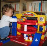 Le garage des mini-bolides