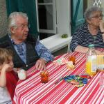 Au gouter avec Grand-Papi et Grand-Mami
